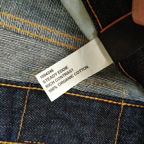 Nudie Jeans Steady Eddie Dark blue 30x30 - Picture 5 of 5